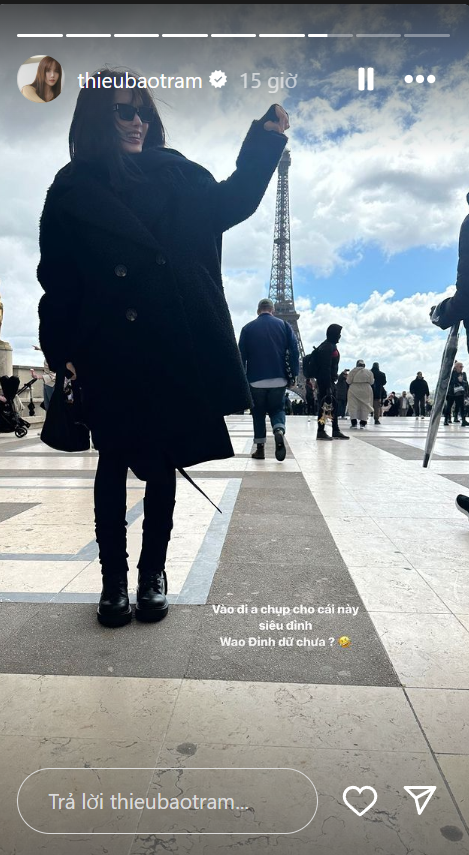 Mới đây, nữ ca sĩ có chuyến du lịch Pháp, được cho là sang thăm bạn trai.