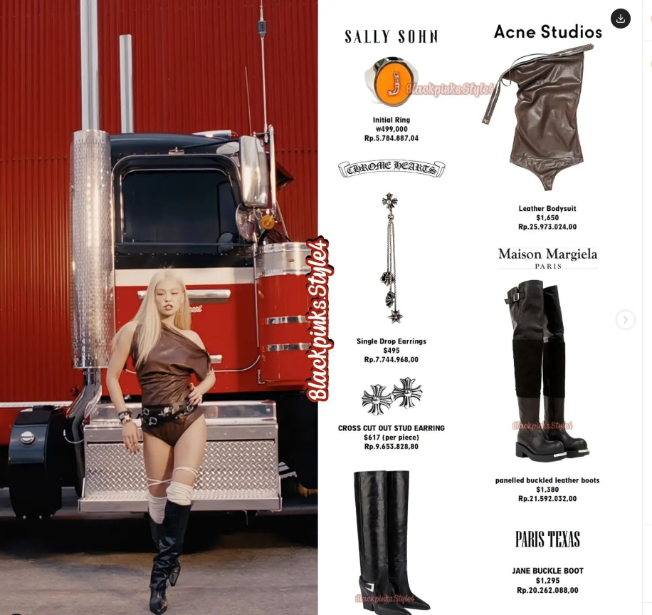 Tạo hình có tổng giá trị 5807 USD ( khoảng 144 triệu đồng).