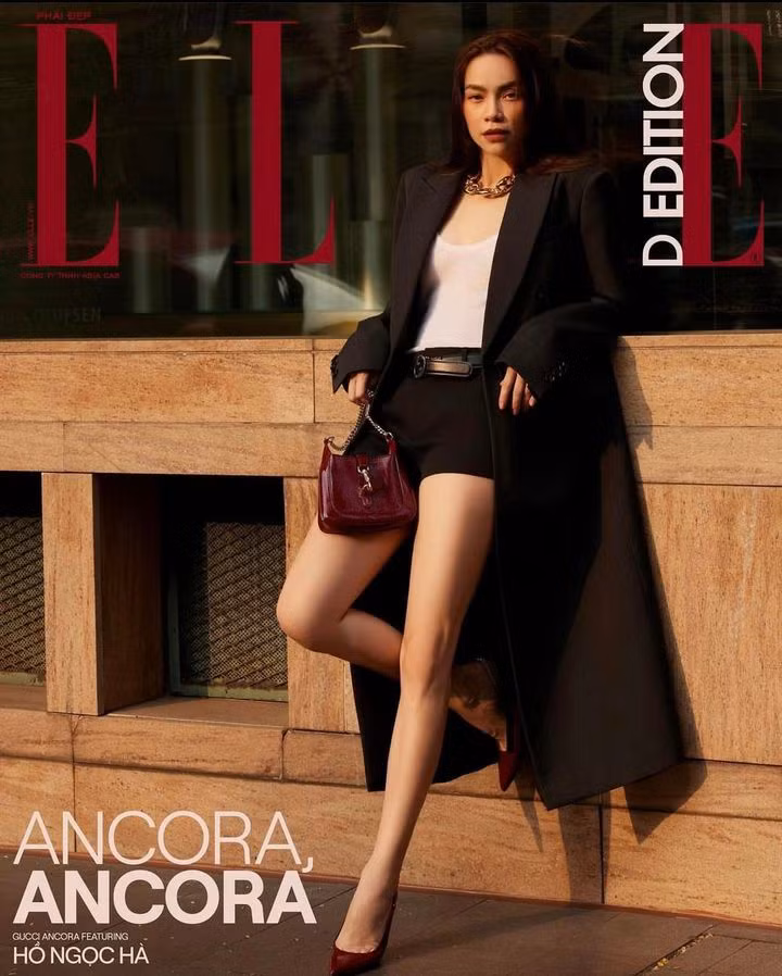 Hồ Ngọc Hà được công bố là gương mặt đại diện cho chiến dịch Gucci Ancora Xuân Hè 2024 tại Việt Nam. Trên bìa ELLE phiên bản điện tử, "nữ hoàng giải trí" khoe sắc vóc cuốn hút trong set trang phục tối giản. Hồ Ngọc Hà được công bố là gương mặt đại diện cho chiến dịch Gucci Ancora Xuân Hè 2024 tại Việt Nam. Trên bìa ELLE phiên bản điện tử, "nữ hoàng giải trí" khoe sắc vóc cuốn hút trong set trang phục tối giản.