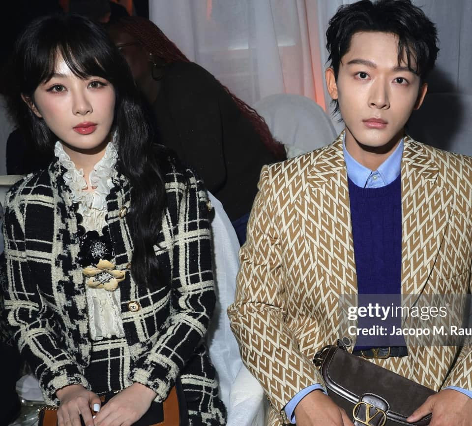 Bộ đôi Trường Tương Tư hội ngộ tại Paris Fashion Week.