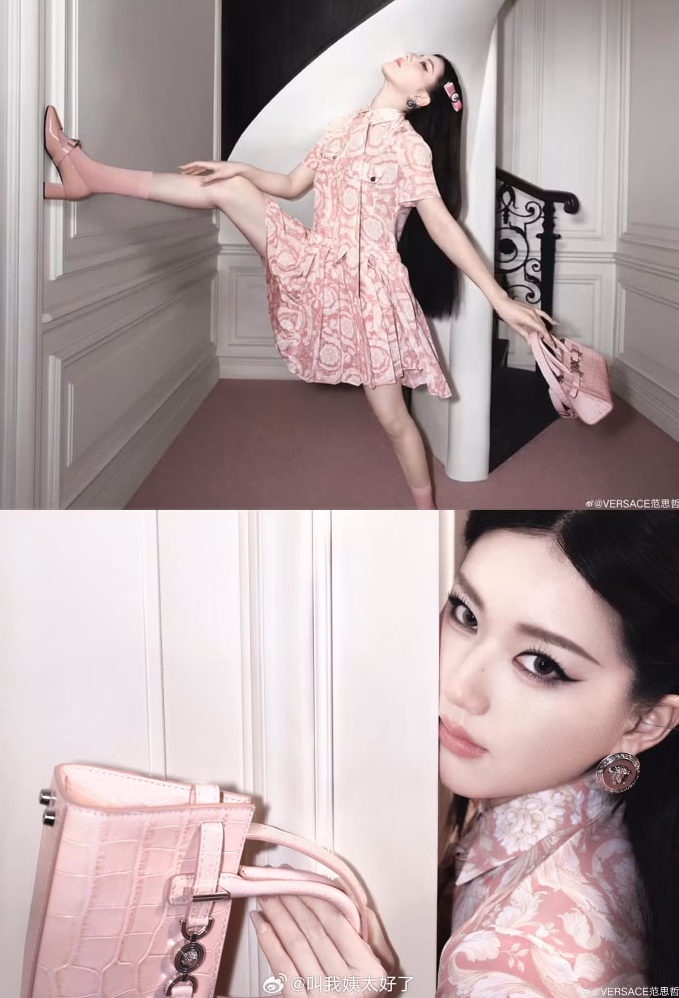 Triệu Lộ Tư thử sức với nhiều phong cách mới lạ khi đồng hành cùng Versace nhưng chưa lần nào thành công chinh phục các tín đồ thời trang.