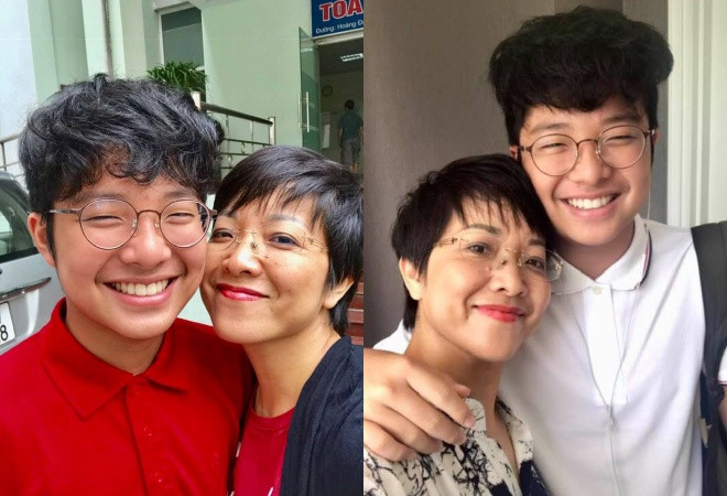 Khán giả nhận xét chàng trai sinh năm 2005 có màn &quot;dậy thì thành công&quot;. Gia Bảo trưởng thành, đĩnh đạc, gương mặt điển trai.