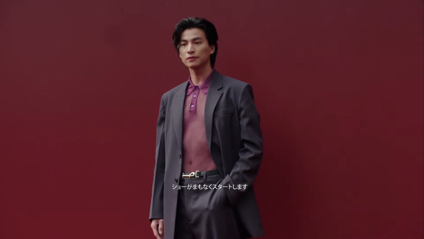 Phong độ nhan sắc của Gulf tại sự kiện của Gucci.