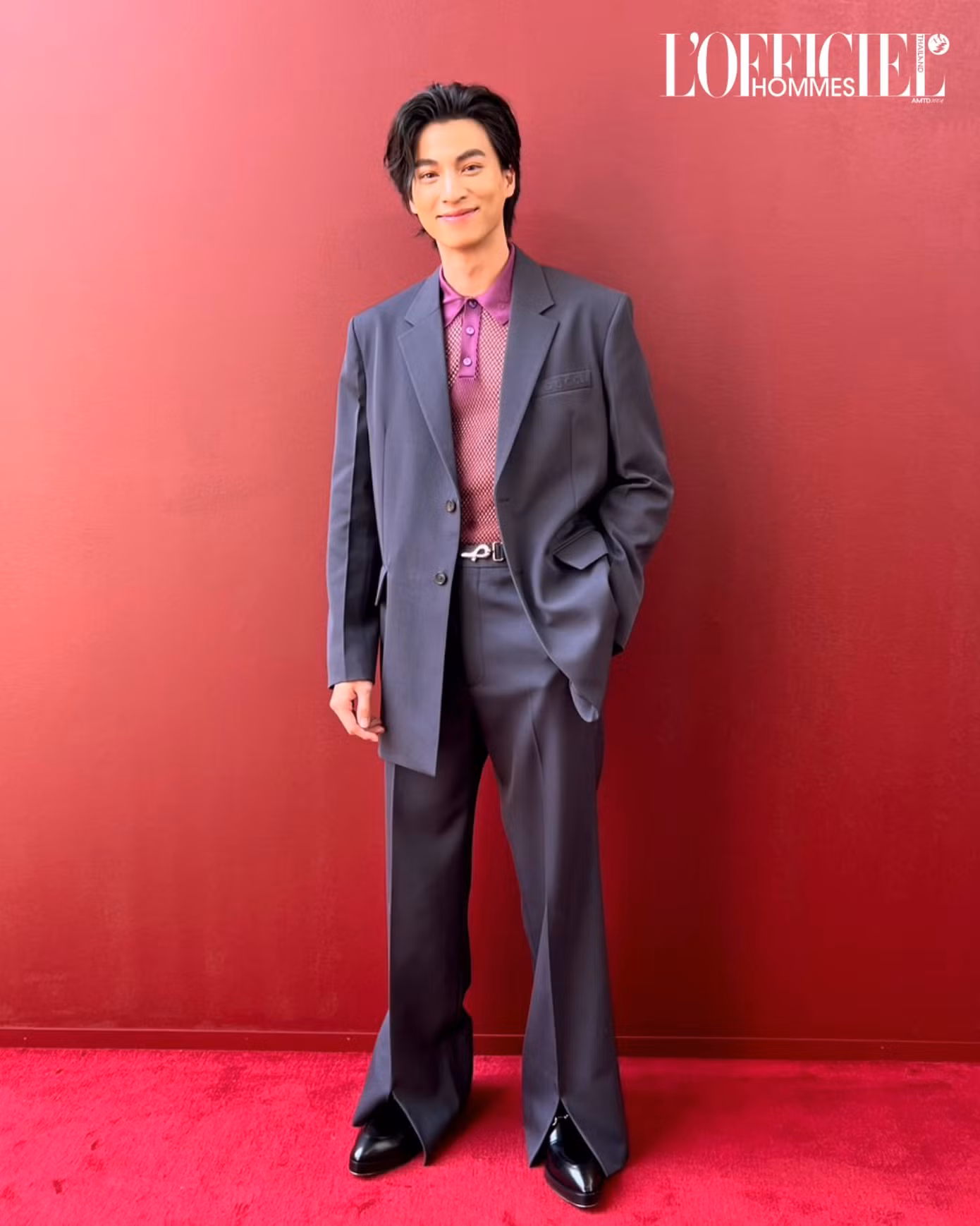 Phong độ nhan sắc của Gulf tại sự kiện của Gucci.