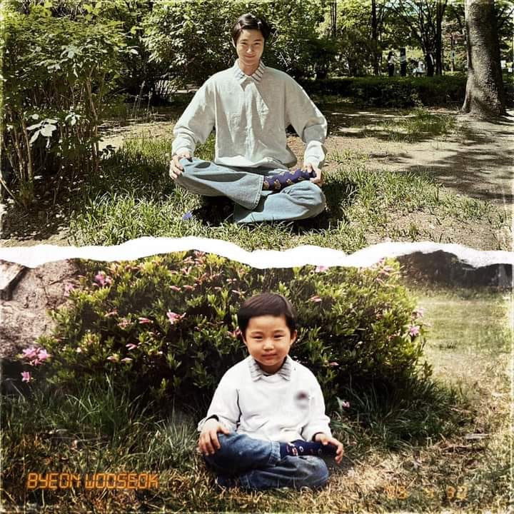 Mỹ nam 9X từng thể hiện lại hình ảnh hồi bé của chính bản thân.