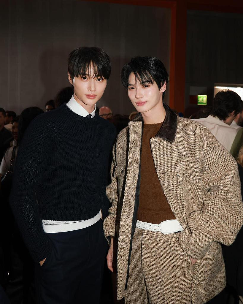 Byeon Woo Seok &quot;vượt mặt&quot; nam đại sứ người Thái Lan Win Metawin ngay trong lần đầu dự show Prada, khi chưa có danh phận.