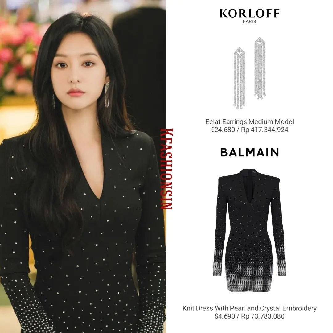 Nữ tài phiệt diện mẫu vát ôm sát xẻ sâu, đính ngọc trai của Balmain có giá trị khoảng 115 triệu đồng. Trang sức khuyên tai đá quý có giá hơn 650 triệu đồng. Nữ tài phiệt diện mẫu vát ôm sát xẻ sâu, đính ngọc trai của Balmain có giá trị khoảng 115 triệu đồng. Trang sức khuyên tai đá quý có giá hơn 650 triệu đồng.