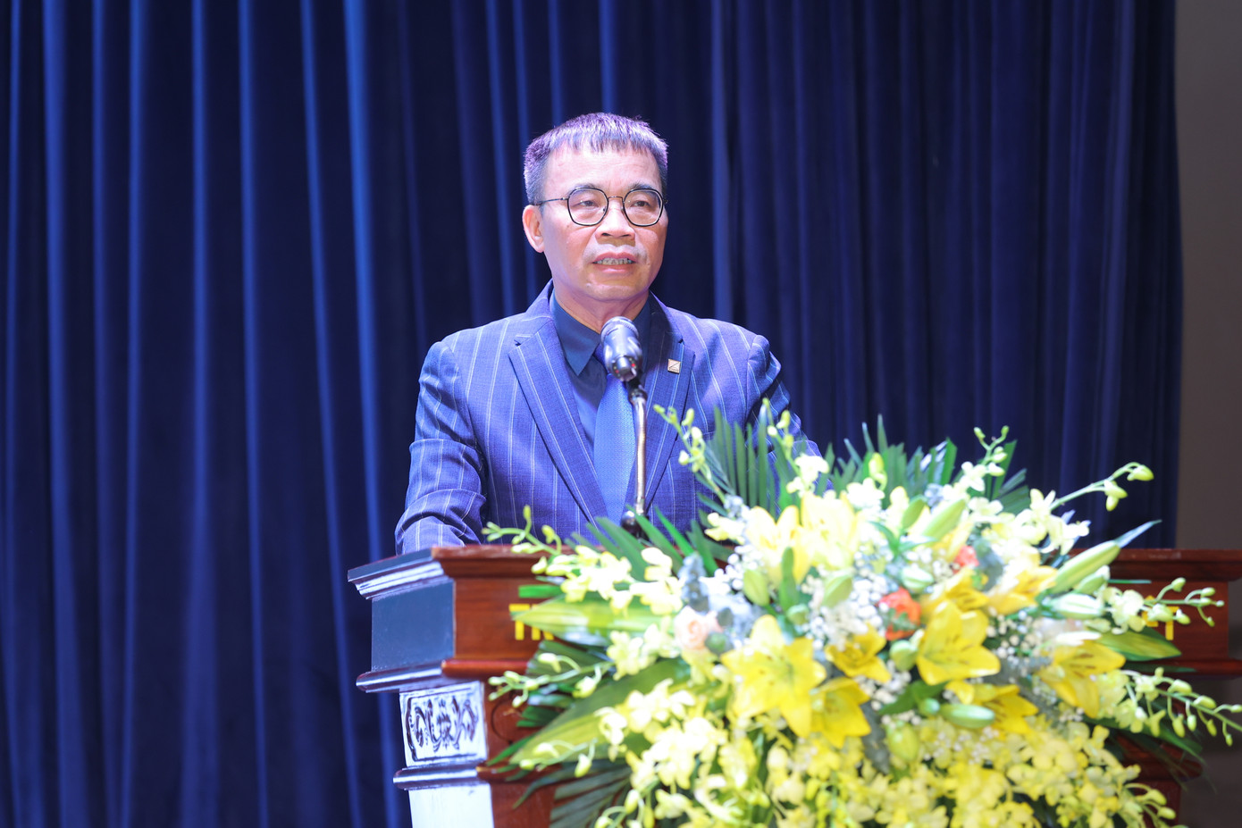 Chủ tịch Hội KTS Việt Nam TS.KTS Phan Đăng Sơn nhấn mạnh vai trò của kiến trúc đóng góp vào phát triển văn hóa - kinh tế - xã hội.