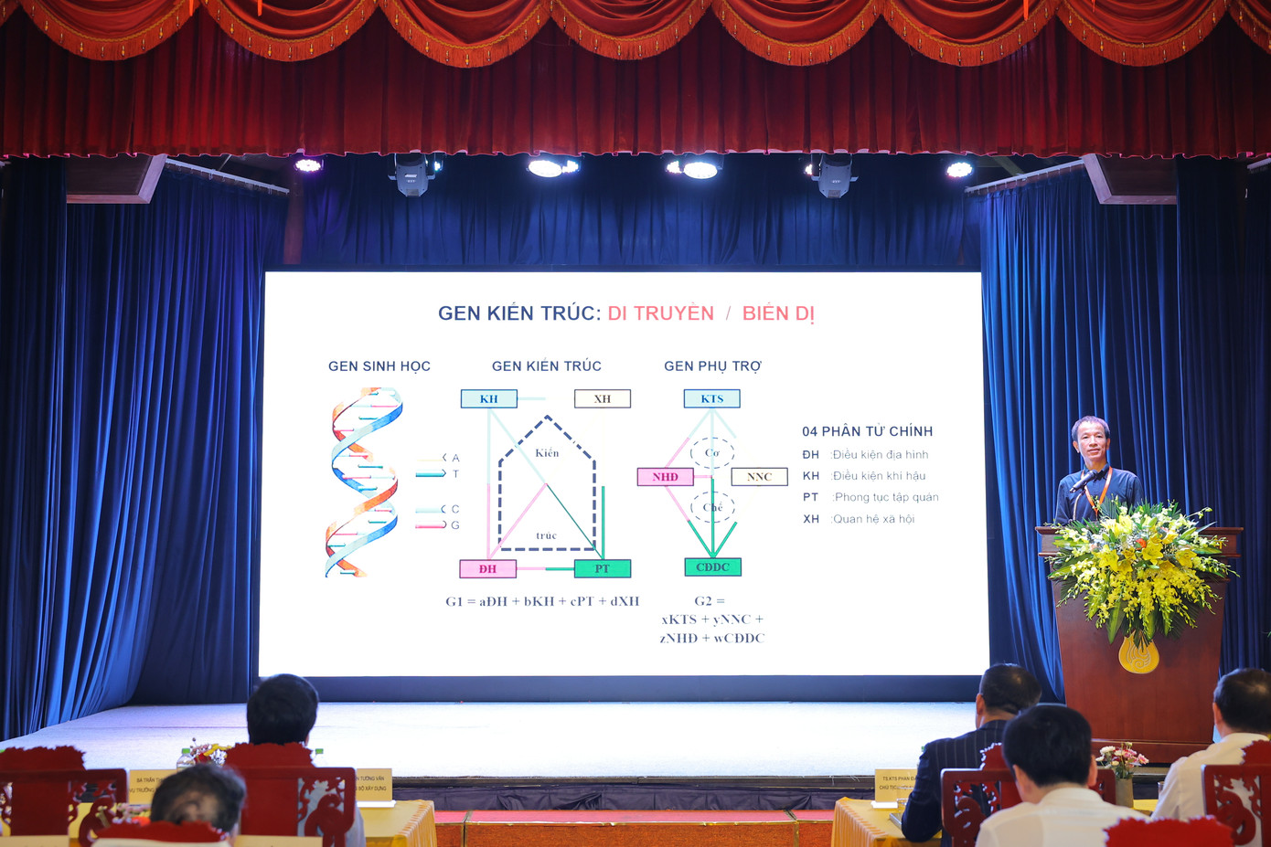 KTS. Hoàng Thúc Hào trình bày quan điểm về giải mã bộ gen văn hóa kiến trúc Việt Nam.