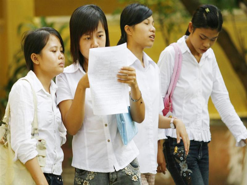 Thi trắc nghiệm làm không ít học sinh bối rối Thi trắc nghiệm làm không ít học sinh bối rối