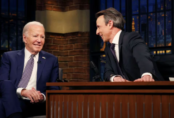 Tổng thống Joe Biden trong chương trình của NBC sáng 27/2. (Ảnh: Reuters) Tổng thống Joe Biden trong chương trình của NBC sáng 27/2. (Ảnh: Reuters)