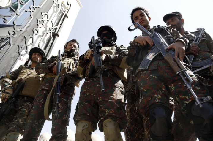Các thành viên lực lượng Houthi ở Yemen. (Ảnh: Getty) Các thành viên lực lượng Houthi ở Yemen. (Ảnh: Getty)