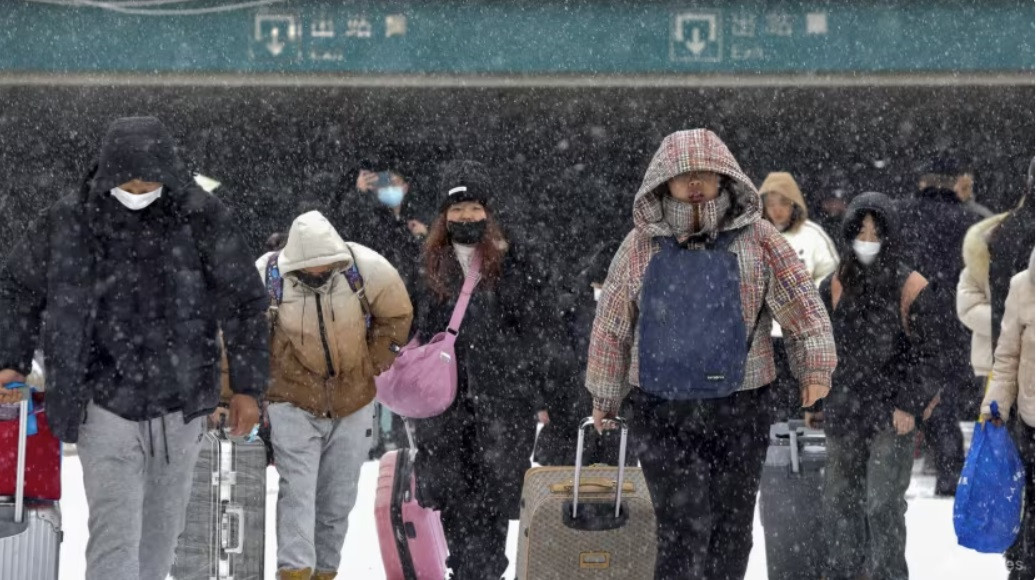 Hàng trăm triệu người dân Trung Quốc di chuyển trong dịp Tết âm lịch. (Ảnh: AP)