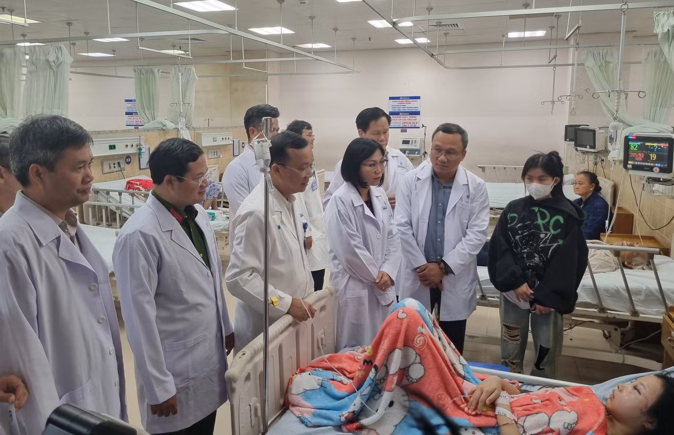 Bệnh nhân Bùi Thị Thu Huyền đang bình phục tốt