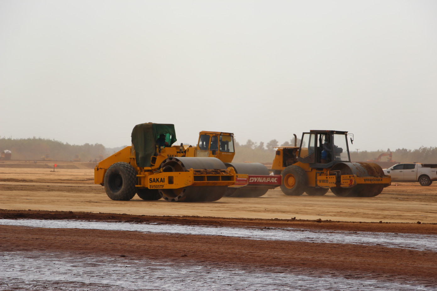 Dự án sân bay Long Thành đang được thi công mặt bằng