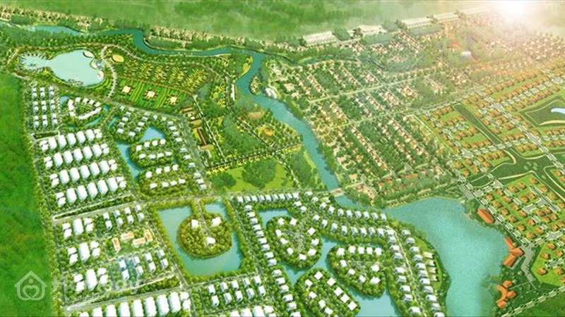 Phối cảnh dự án Khu dân cư Giang Điền