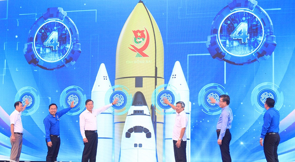 Các đại biểu khởi động Tháng Thanh niên 2023