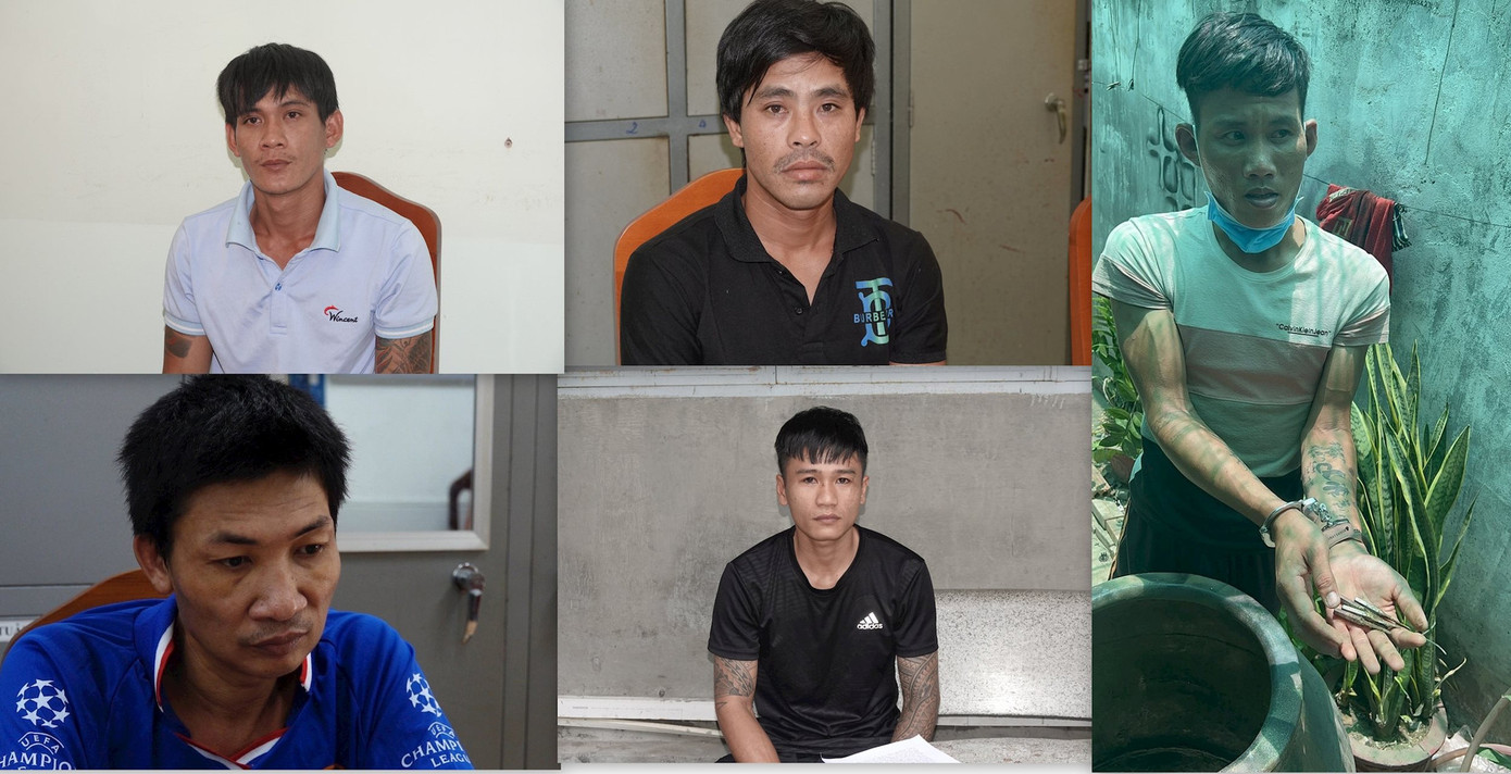 Các đối tượng bị bắt giữ