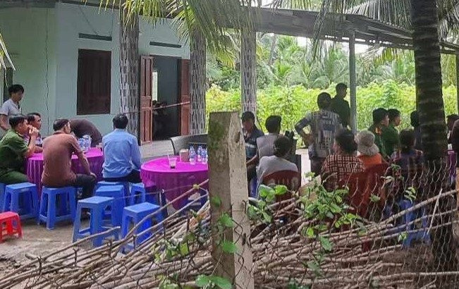 Căn nhà gia đình chị Q. nơi xảy ra vụ việc