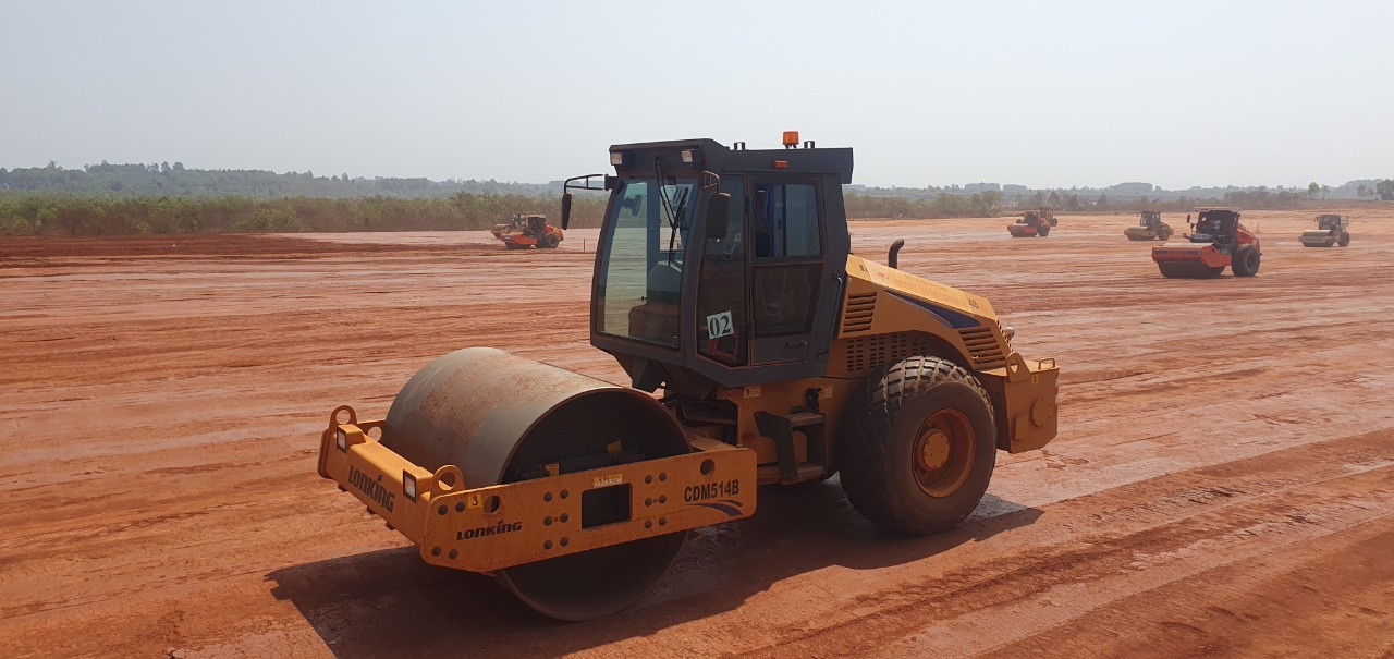 Công trường thi công sân bay Long Thành.