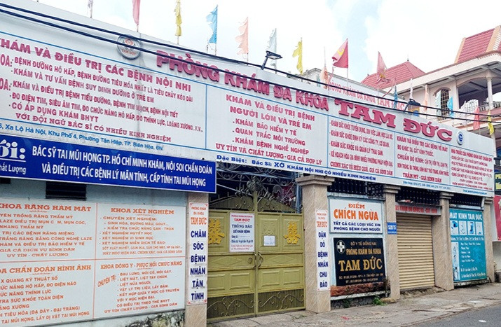 Phòng khám đa khoa Tam Đức đã bị tạm dừng hợp đồng khám, chữa bệnh BHYT Phòng khám đa khoa Tam Đức đã bị tạm dừng hợp đồng khám, chữa bệnh BHYT