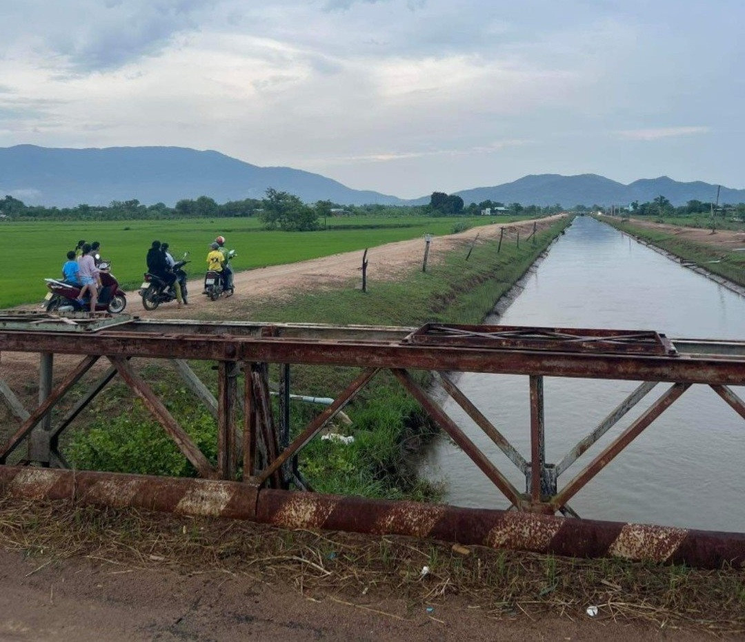 Đoạn kênh thủy lợi nơi 4 bé gái đuối nước