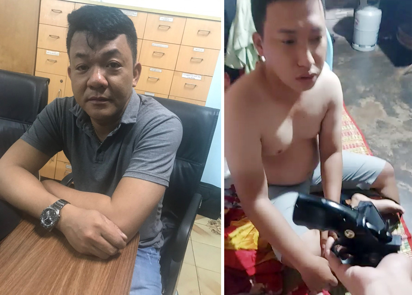 Hai đối tượng trong vụ nổ súng Hai đối tượng trong vụ nổ súng