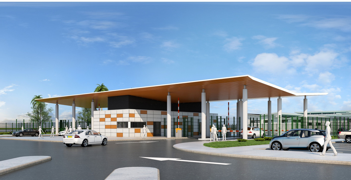 Cổng kiểm tra an ninh ra vào sân bay