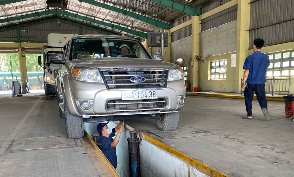 Hoạt động đăng kiểm xe cơ giới tại Trung tâm 60.05D đã trở lại bình thường từ ngày 27/3