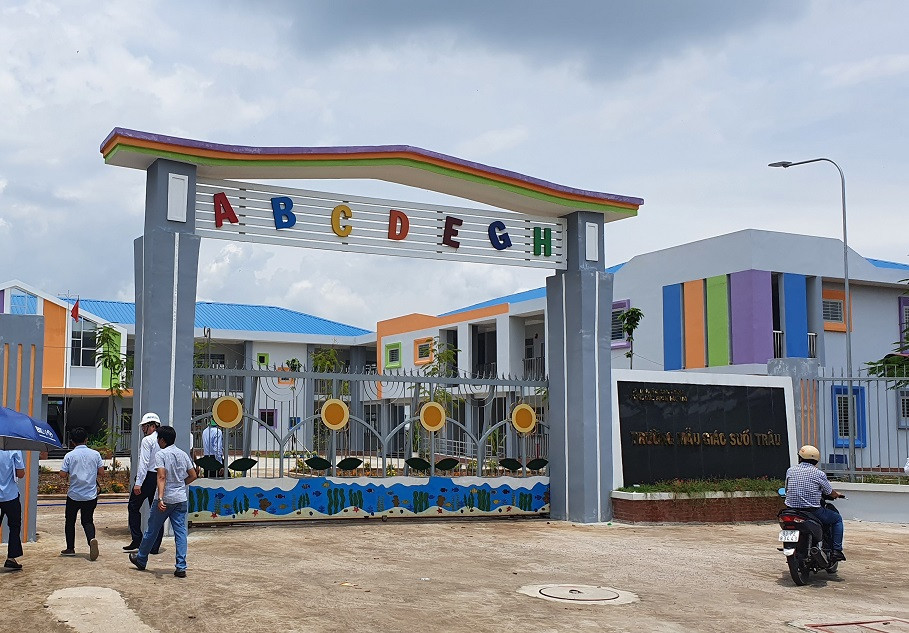 Một trường học tại Khu tái định cư Lộc An - Bình Sơn Một trường học tại Khu tái định cư Lộc An - Bình Sơn