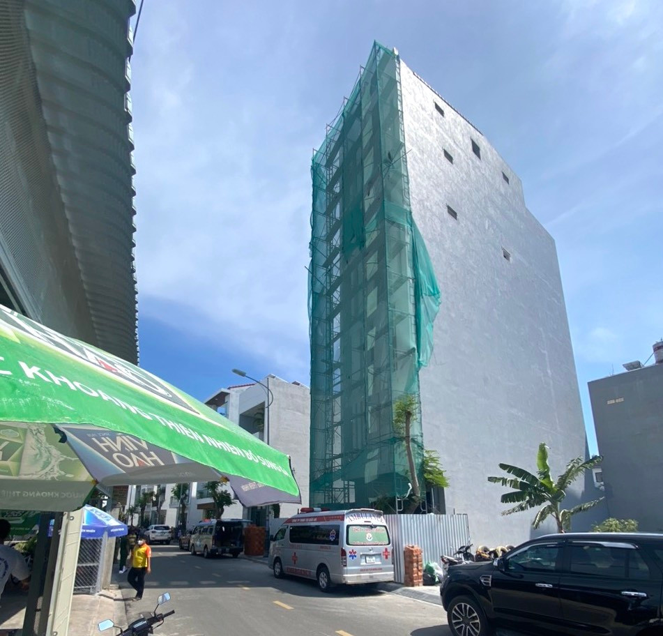 Công trường xây dựng nơi xảy ra vụ tai nạn Công trường xây dựng nơi xảy ra vụ tai nạn