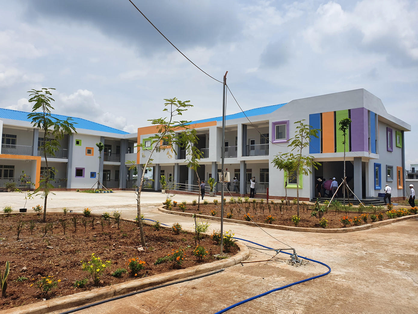 Đến nay mới chỉ có 1 trường mầm non hoàn thành