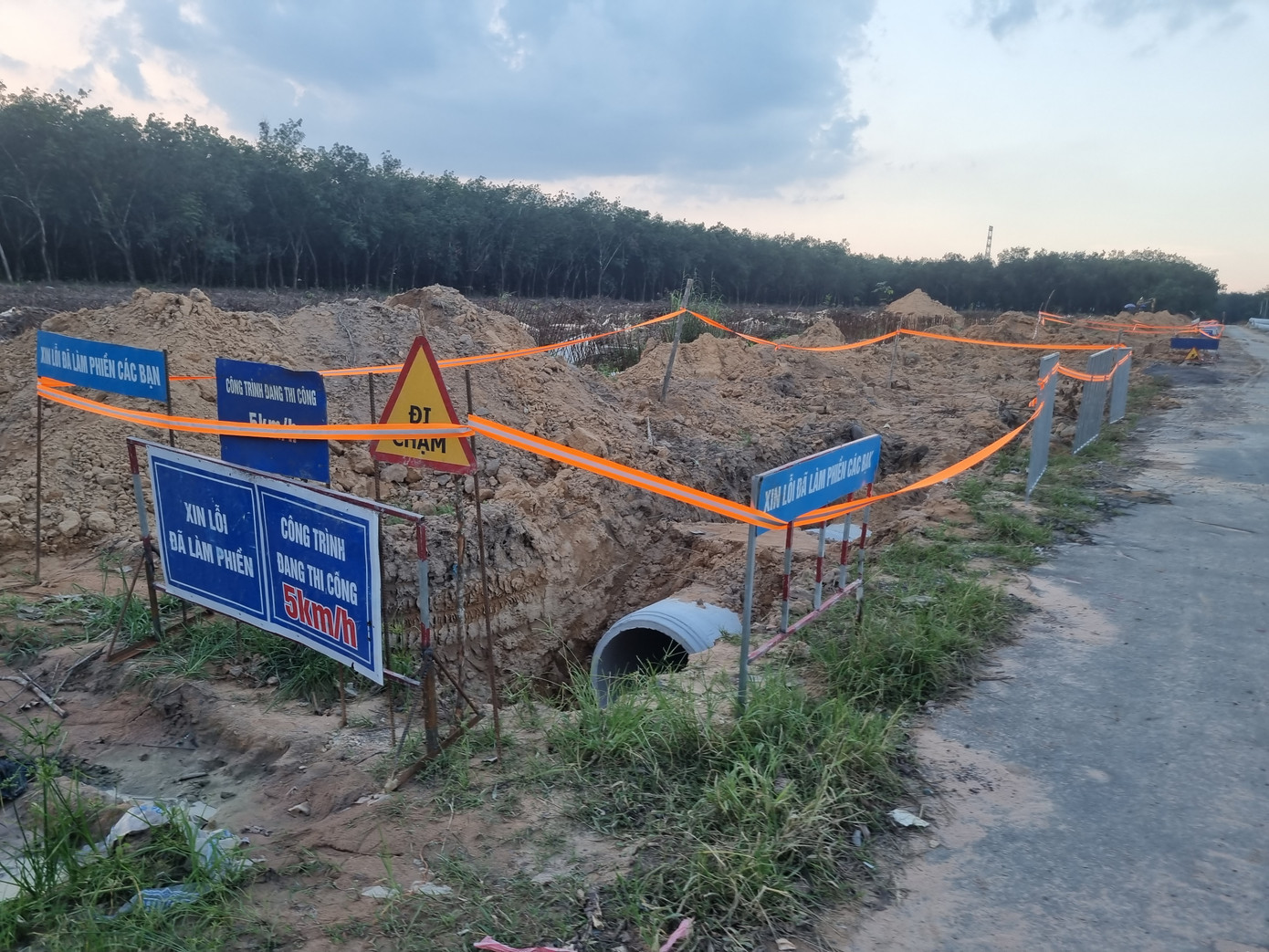 Dự án thành phần 1 mới bắt đầu khởi công 1 khu tái định cư