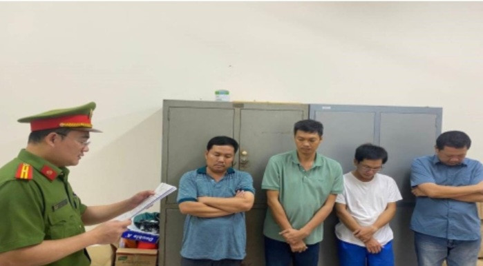 Các bị can trong vụ án