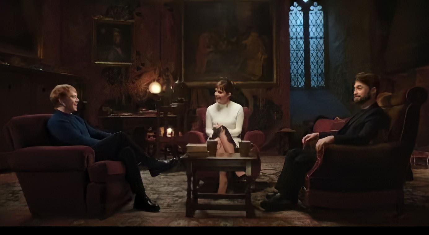 Bộ ba trong cuộc trò chuyện trước khi phần phim kỷ niệm công chiếu. Nguồn: HBO Max