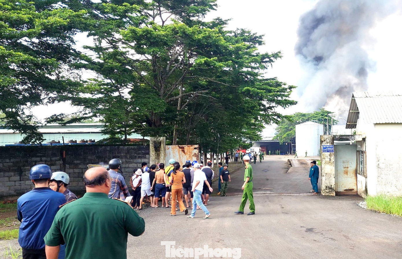 Hiện trường nơi xảy ra vụ nổ