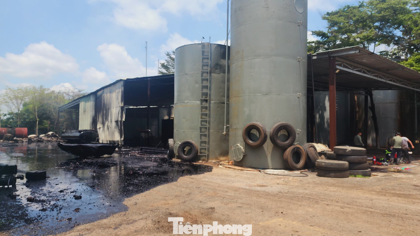 Hiện trường vụ nổ lò hơi