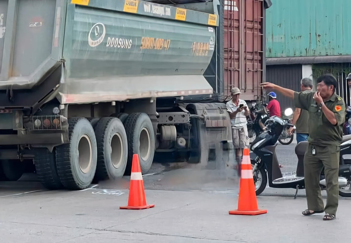 Hiện trường vụ tai nạn Hiện trường vụ tai nạn