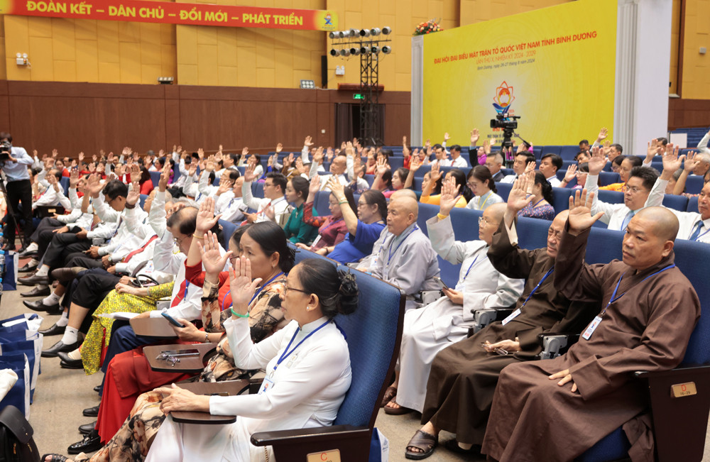 Đại biểu tham dự đại hội.