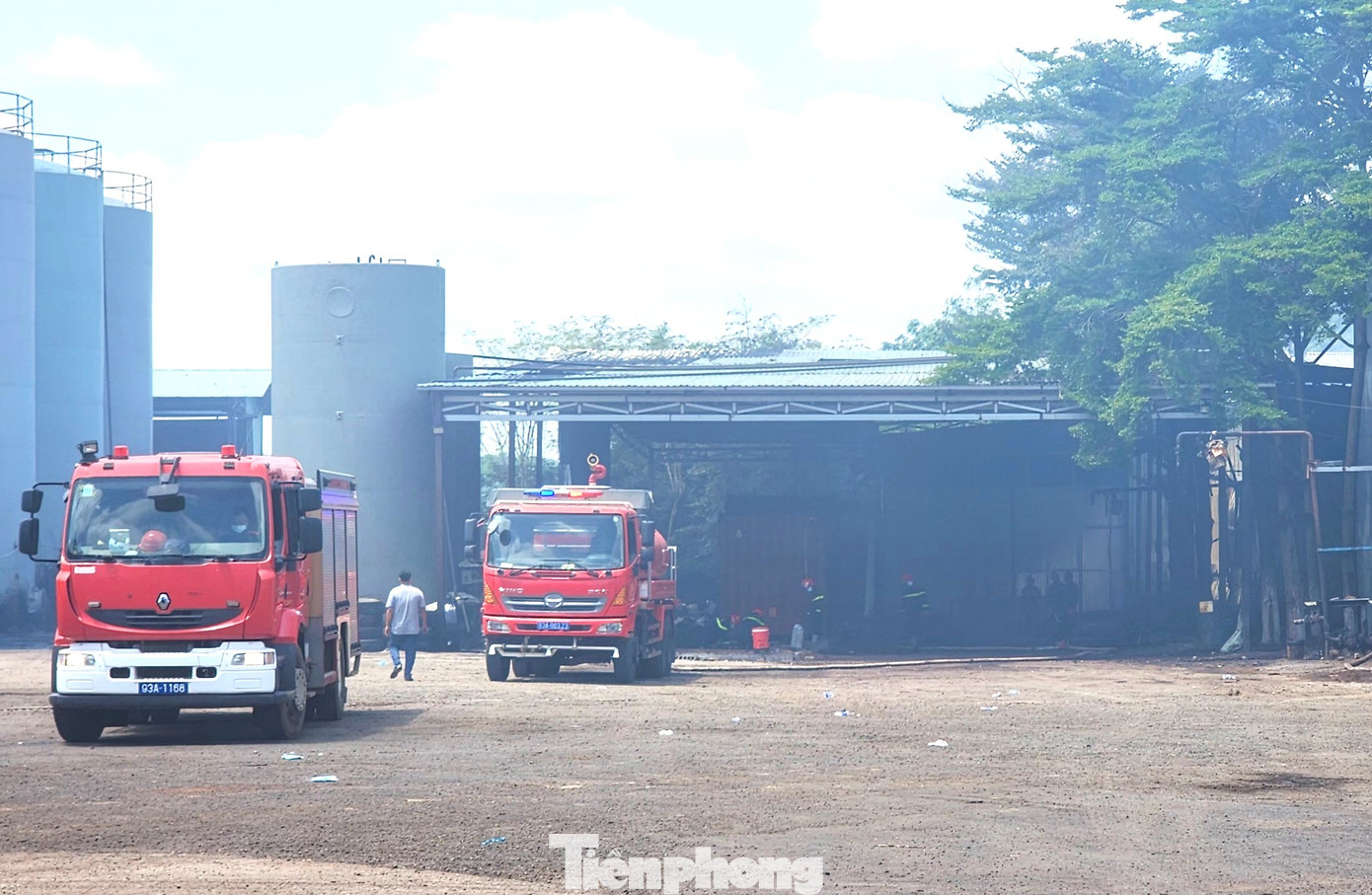 Bên trong nhà xưởng nơi xảy ra vụ nổ