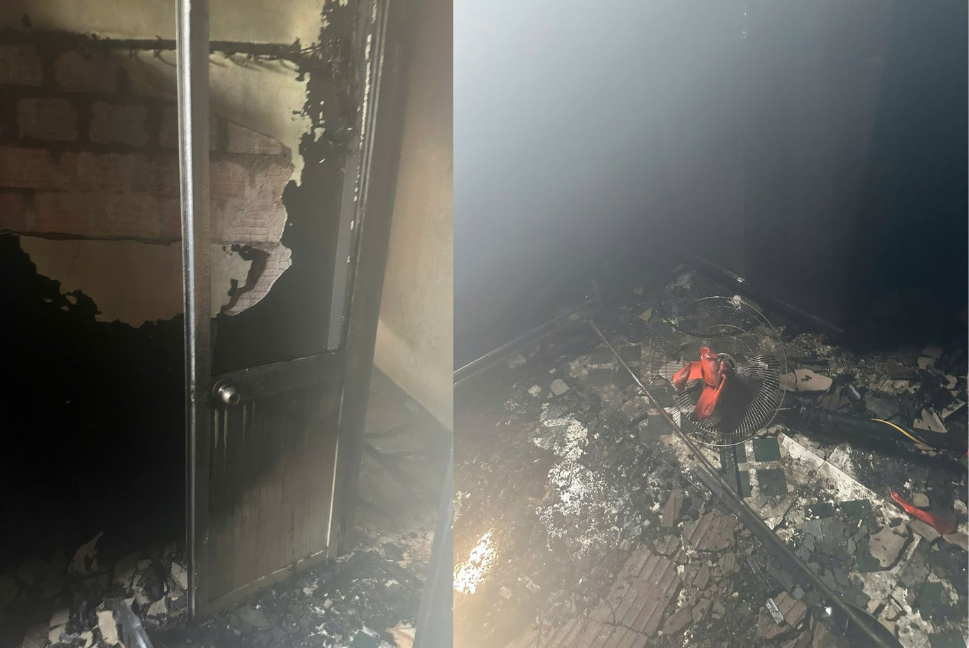 Nhiều tài sản đã bị lửa thiêu rụi Nhiều tài sản đã bị lửa thiêu rụi