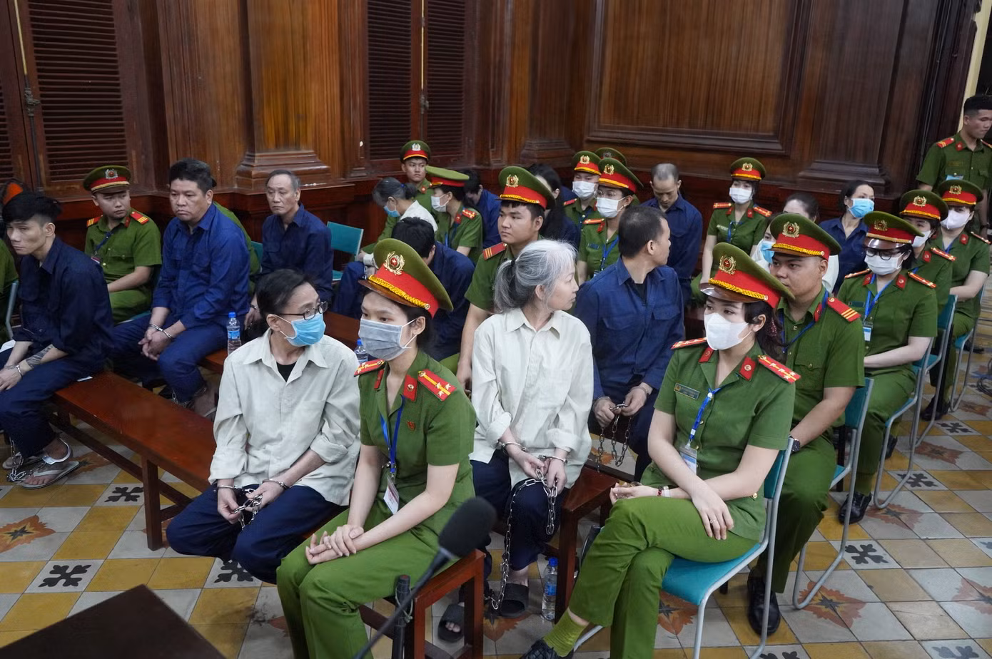 Một góc phòng xử án.