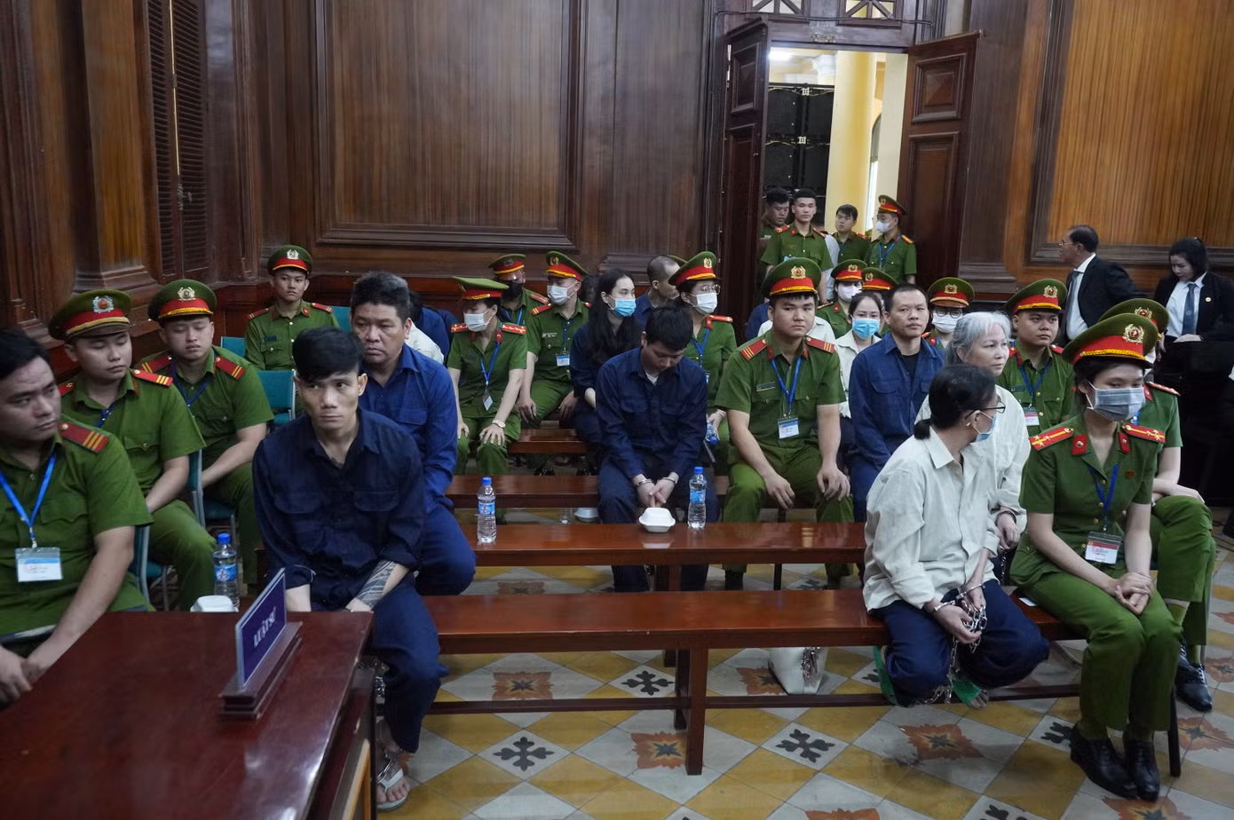 Một góc phòng xử án.