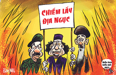 Phong trào biểu tình kiểu mới Tranh vui: Peter Broelman (Úc)