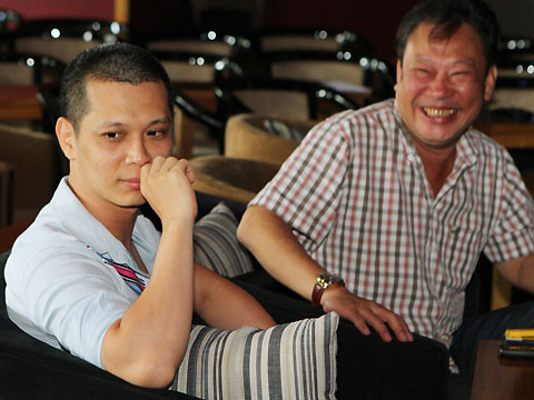 Ca sĩ Nam Khánh và nhạc sĩ Lê Quang