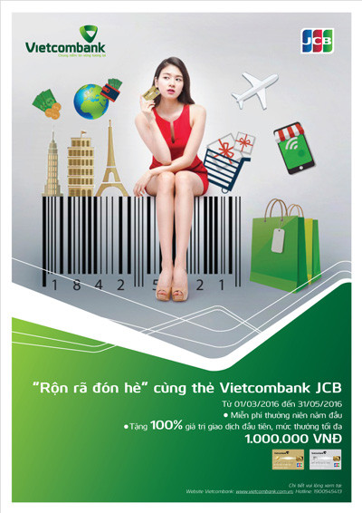 Chương trình “Rộn rã đón hè” dành cho thẻ Vietcombank JCB ảnh 1
