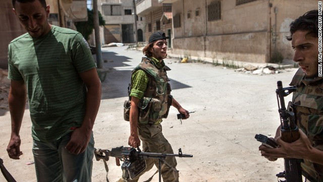 Mỹ tuyên bố sẽ hỗ trợ quân sự cho lực lượng phe nổi dậy sau khi khẳng định Syria sử dụng vũ khí hóa học. Ảnh: CNN Mỹ tuyên bố sẽ hỗ trợ quân sự cho lực lượng phe nổi dậy sau khi khẳng định Syria sử dụng vũ khí hóa học