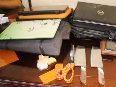 Tang vật trong các vụ cướp