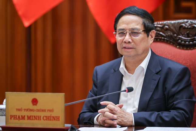 Thủ tướng Phạm Minh Chính phát biểu tại cuộc họp. Ảnh: Nhật Bắc. Thủ tướng Phạm Minh Chính phát biểu tại cuộc họp. Ảnh: Nhật Bắc.