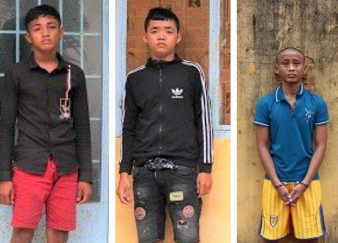 Các đối tượng bị bắt giữ. Các đối tượng bị bắt giữ.